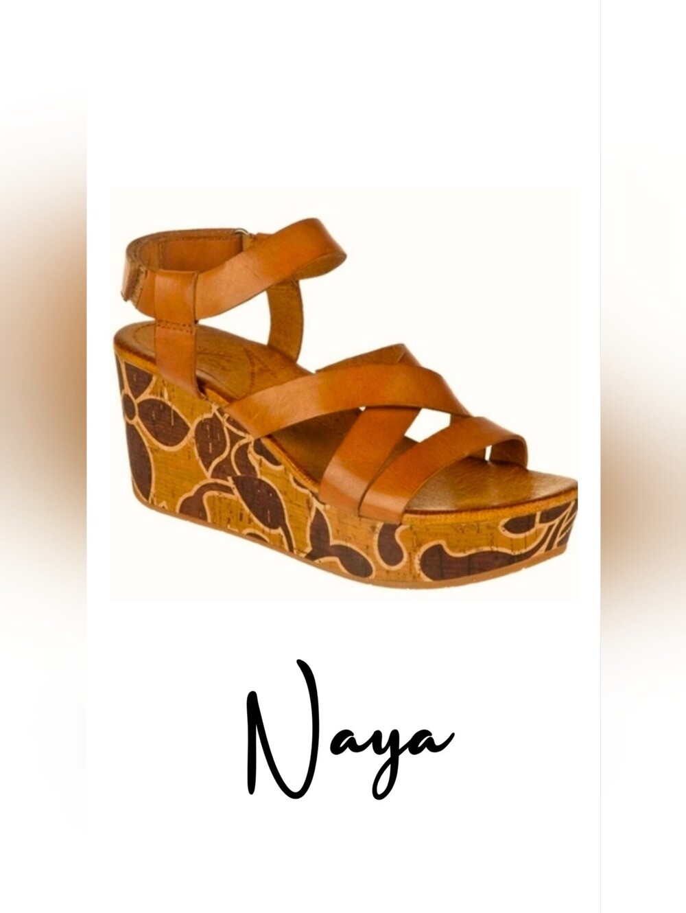 Naya Nalani Strappy Leather Wedge